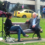 ABC Late Line reporter Charmaine Ingram intv's Prof. Clive Moore 2013