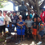 Robert Towns Statue silent protest