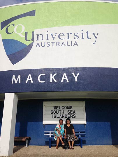 Emelda Davis & Shireen Malamoo - Central Queensland University hosts Wantok Mackay 28-31 March 2014