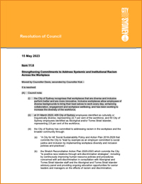 Strengthening Commitments to Address Systemic and Institutional Racism Across the Workplace,